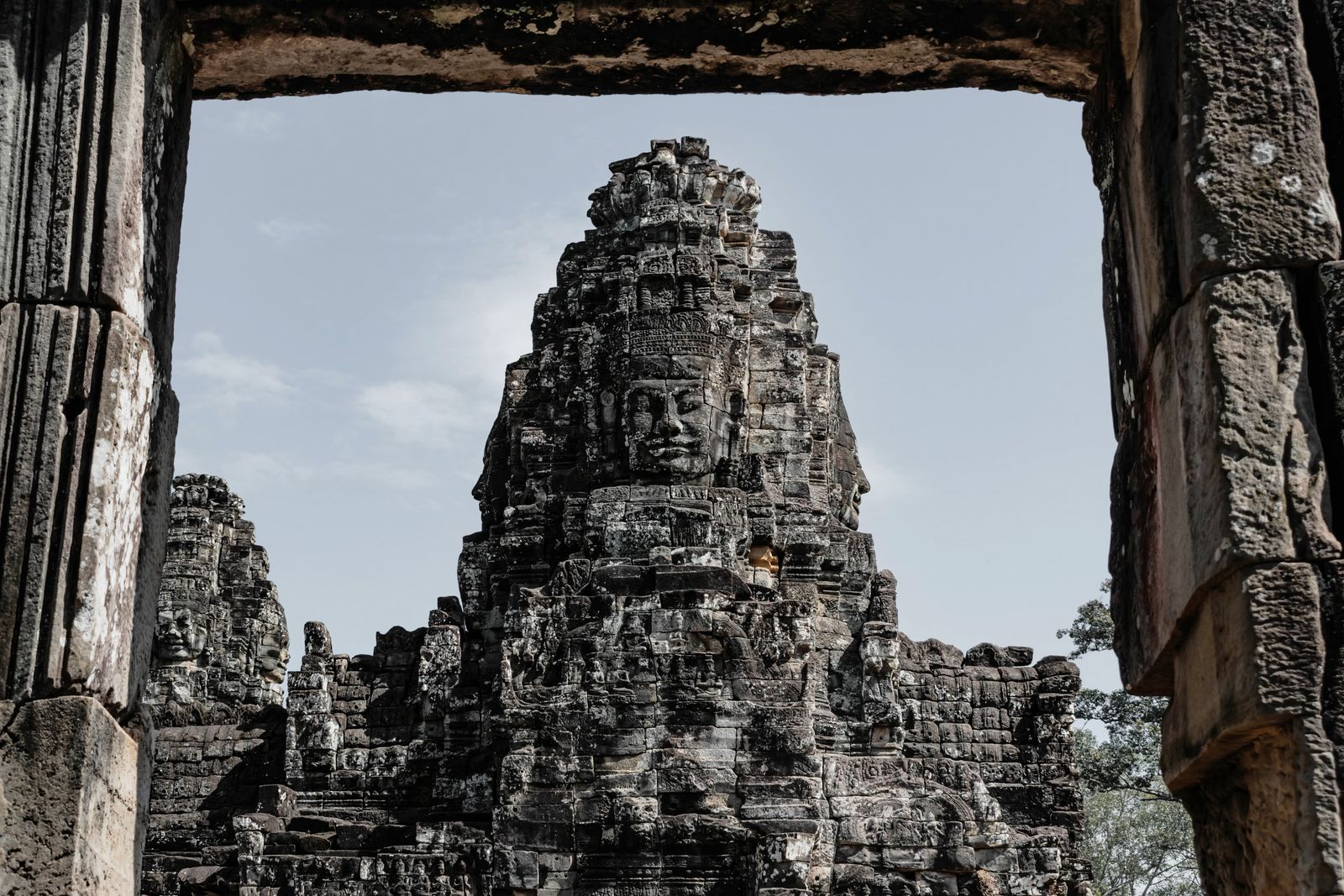 Stone faces at Bayon temple